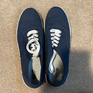 navy blue mossimo tie shoes